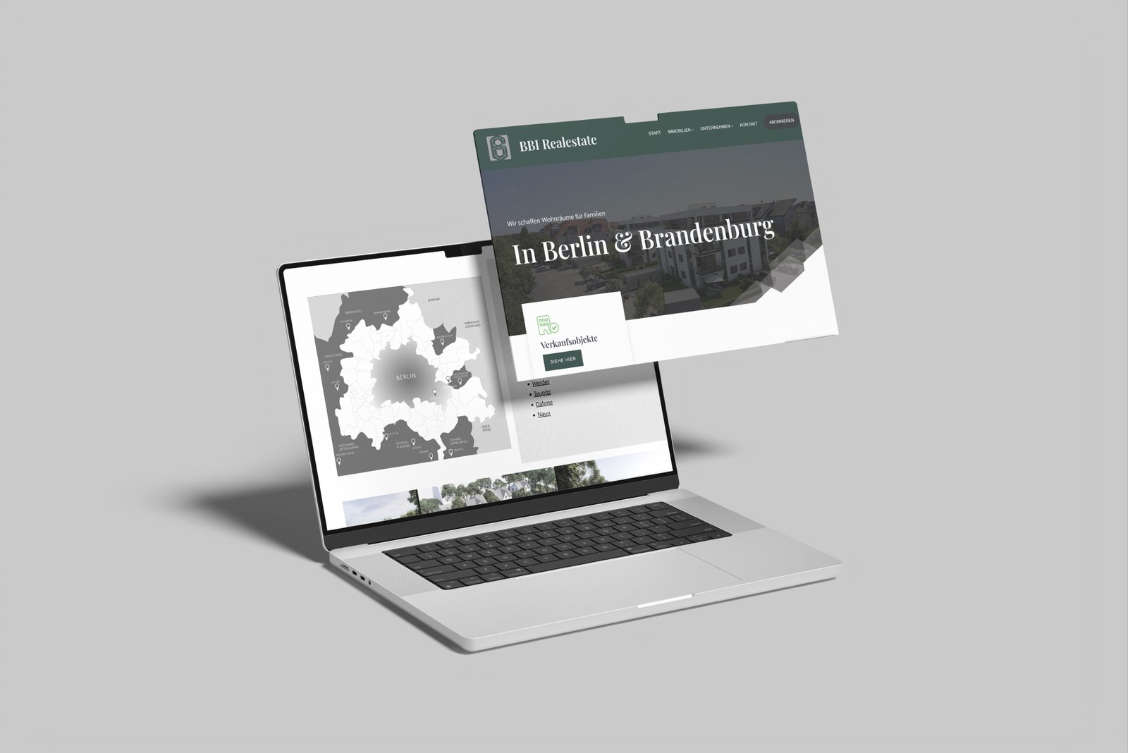 BBI Realestate Webseite - Immobilien Webdesign Berlin